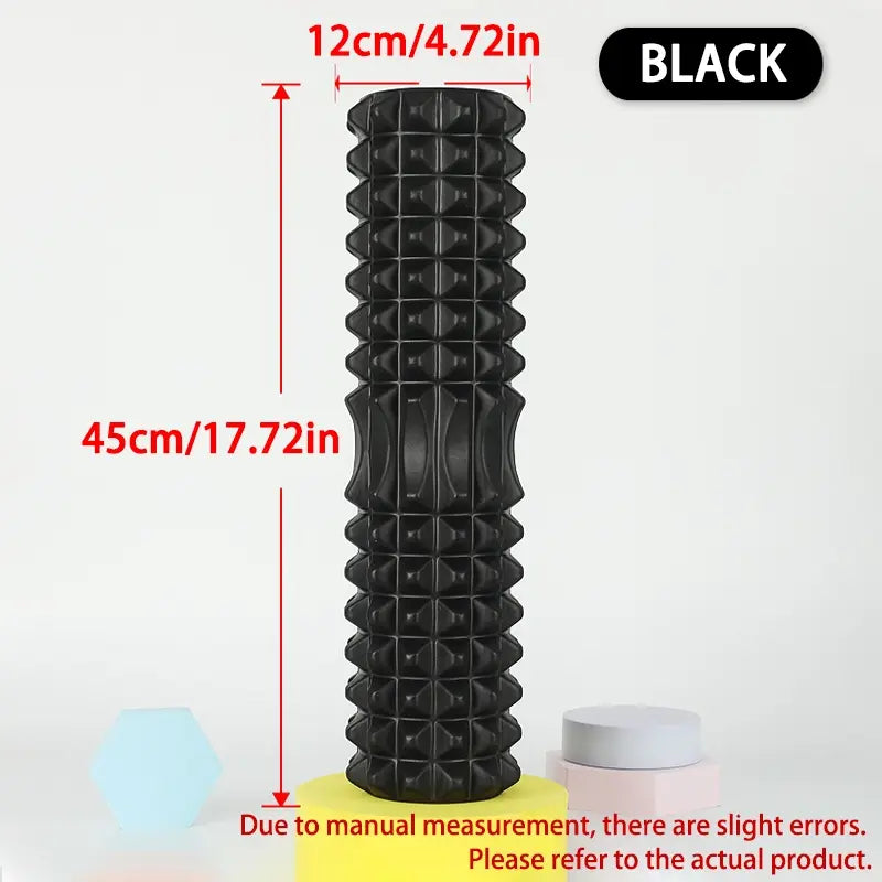 Yoga Roller, High Density Foam Yoga Roller, Muscle Recovery & Stretching Tool, Manual Massage Tool for Home Gym Workout, Home Training Equipment, Core Exercise Equipment, Home Fitness Equipment, Portable Workout Accessory, Sturdy Activity Equipment