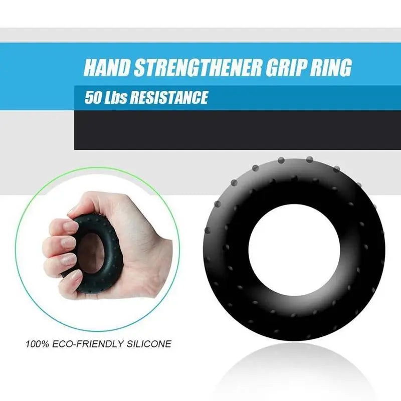 5-In-1 Adjustable Grip Strength Set: with Forearm Trainer Finger Stretching Ring Stress Reducing Grip Ball, Portable Hand Strength Fitness Tool Men'S Sports Gift