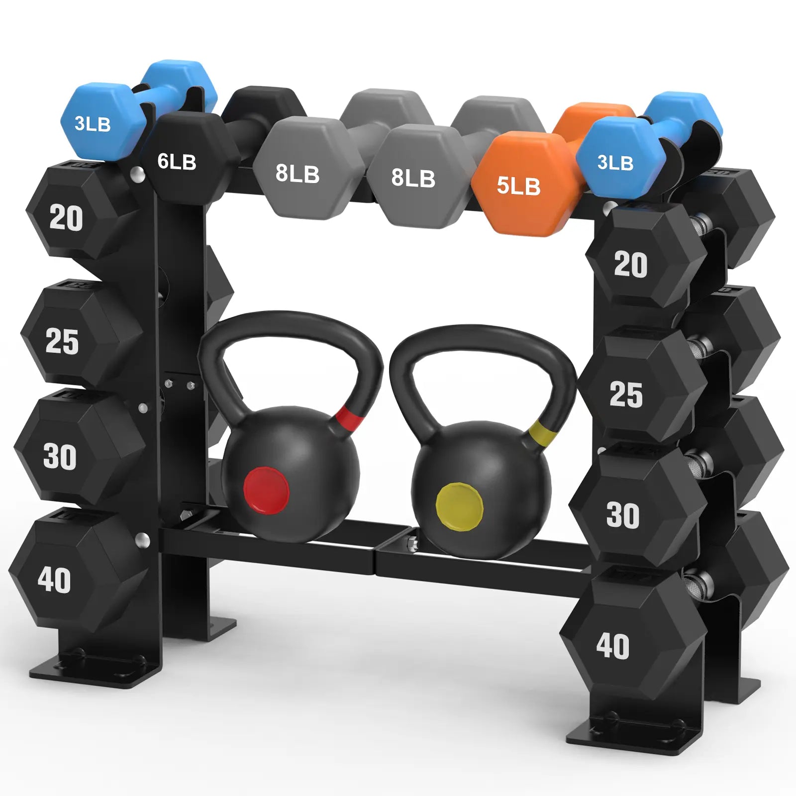 Exercise Equipment Dumbbell Rack Stand Weight Racks 450Lbs Dumbbells Storage Holder for Home Gym Exercise Equipment, Dumbbells Not Included