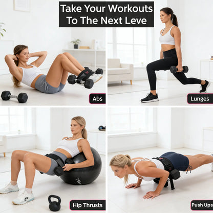 Hip Thrust Adjustable Weight Belt, One Size Fits Most, Durable for Home Workouts, Kettlebell Training & Butt Shaping