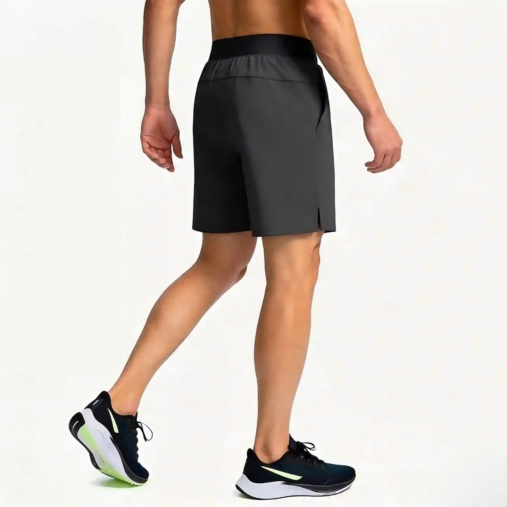 Men'S Athletic Gym Golf Shorts 7 Inch Inseam with Zipper Pockets, Lightweight Quick Dry Stretch Running Shorts with Elastic Waistband, Workout Training Active Shorts for Casual Everyday Wear