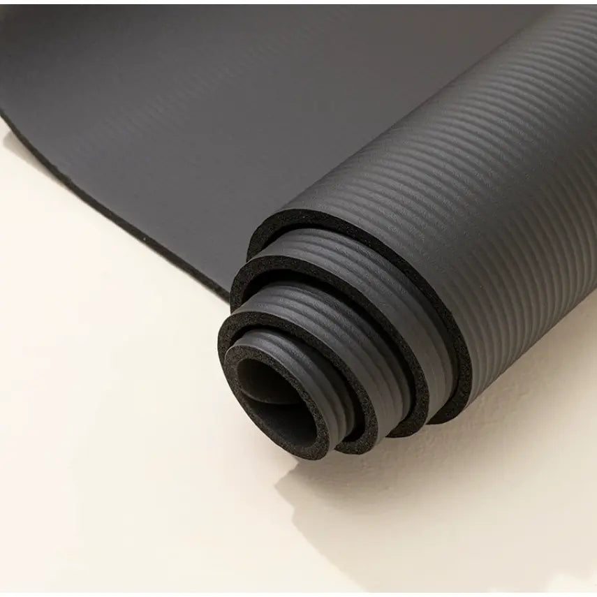 Ultra-Portable and Super Comfortable Yoga Mat Extra Thick High-Density with Shoulder Strap Tear-Resistant Non-Slip Rubber for Enhanced Grip Comfort Perfect for Fitness Training Everyday Exercise Yoga Box