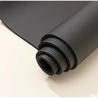 Ultra-Portable and Super Comfortable Yoga Mat Extra Thick High-Density with Shoulder Strap Tear-Resistant Non-Slip Rubber for Enhanced Grip Comfort Perfect for Fitness Training Everyday Exercise Yoga Box