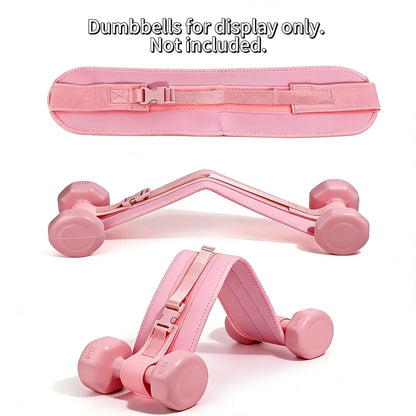 Hip Thrust Adjustable Resistance Weight Belt for Home Workouts, Kettlebell Training & Butt Shaping with Extra Cushioning and Adjustable Resistance