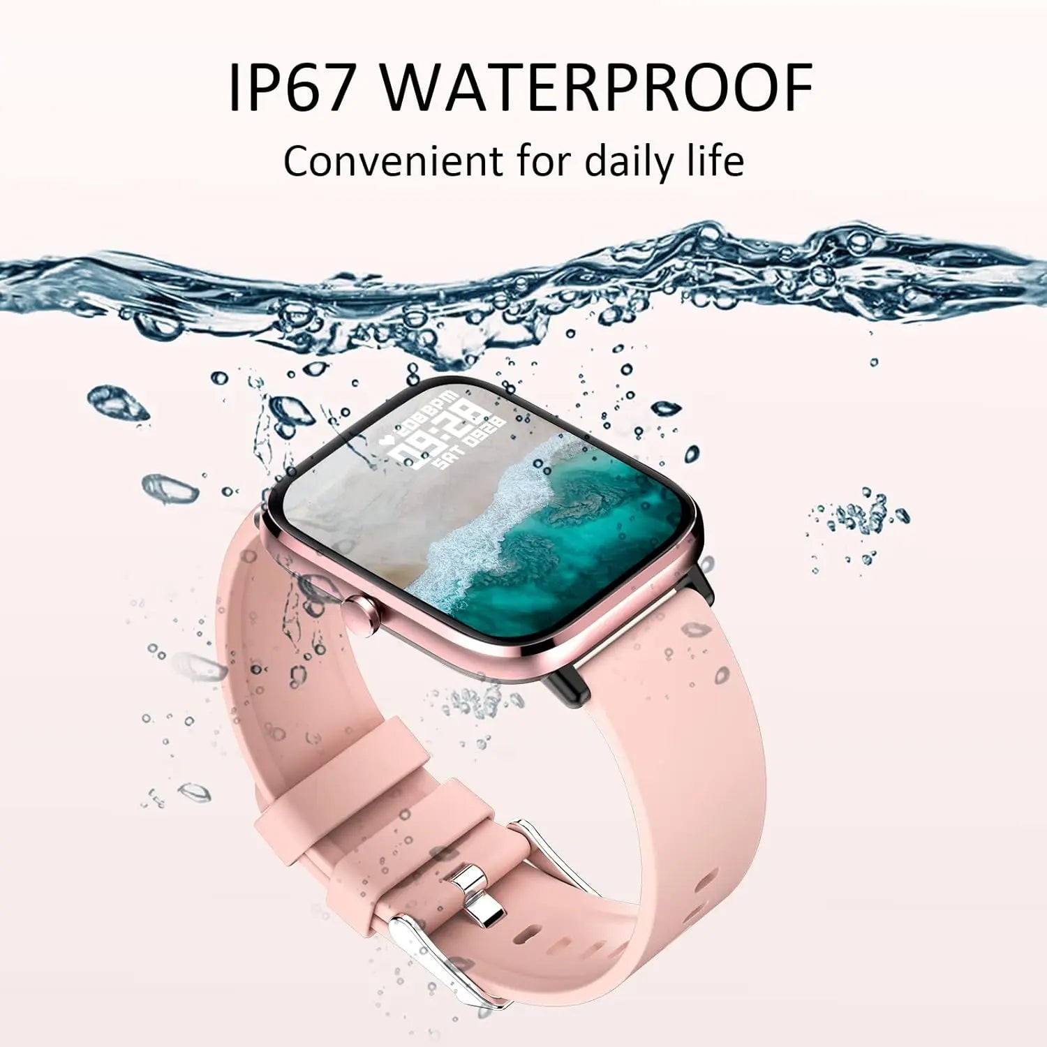1.85 Inch Smart Watch with Call Answering and Health Monitoring 