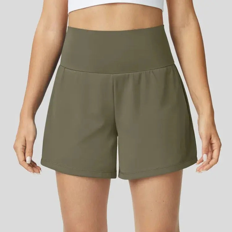 Halara Softlyzero Airy Super High Waisted 2-In-1 Cool Touch Yoga Shorts 5'' with Pockets-Longer Length#Tiktokshopspringglowup
