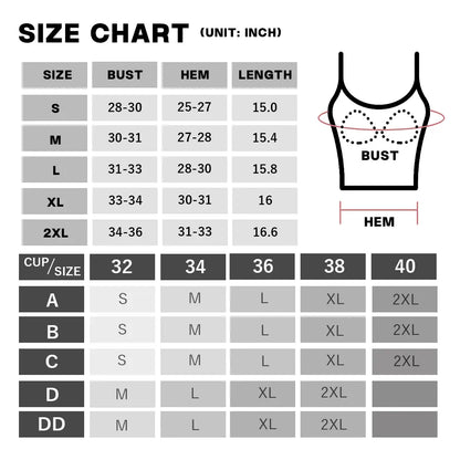 CRAZY YOGA 1/3/5 PCS Adjustable Straps Built-In Bra Tank Top - Criss Cross VS Spaghetti Thin Straps & Scoop Neck, Slim Cute Buttery Soft Thicker Fabric Longline Sports Bra with Built-In One-Piece Bra Pads Yoga Wear Fitness Yoga Gym Activewear