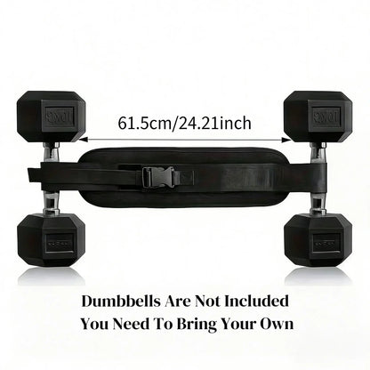 Hip Thrust Adjustable Weight Belt, One Size Fits Most, Durable for Home Workouts, Kettlebell Training & Butt Shaping