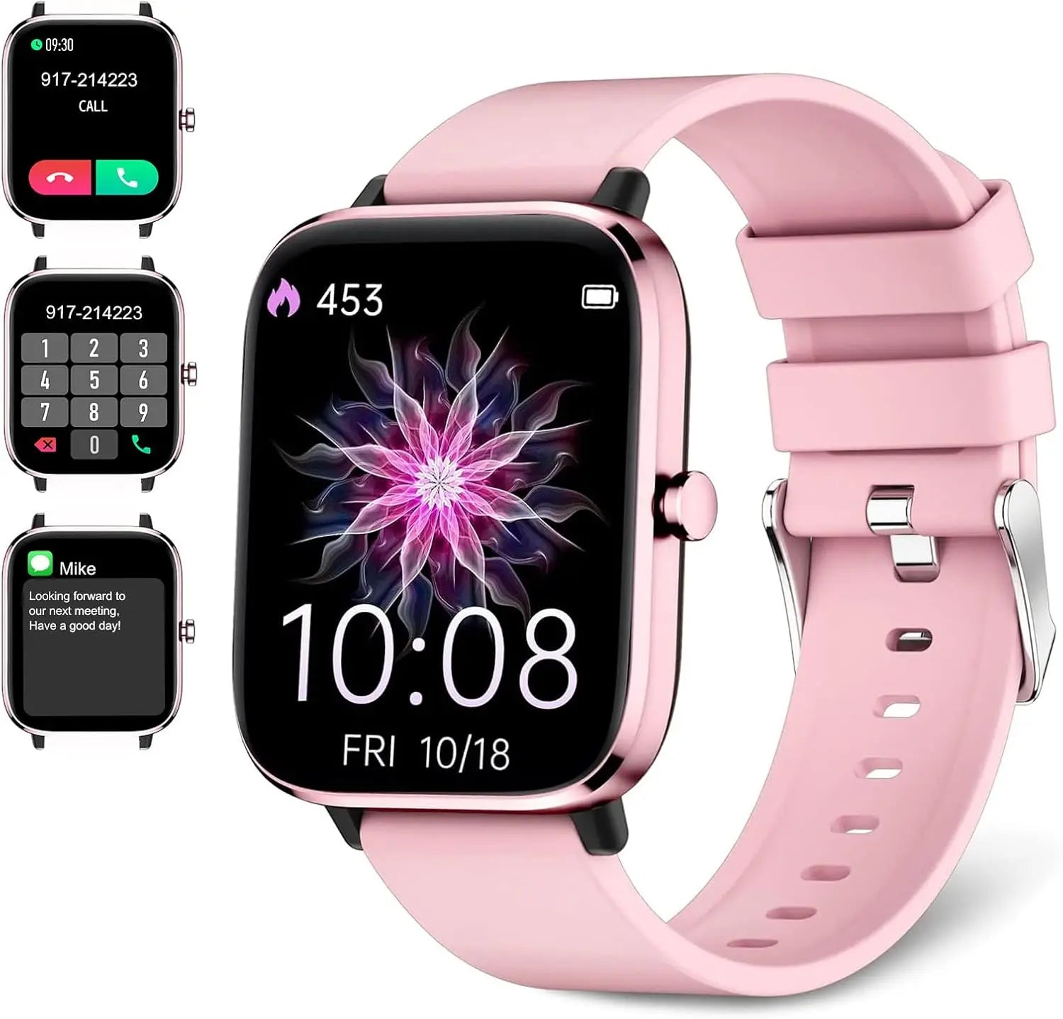 1.85 Inch Smart Watch with Call Answering and Health Monitoring 