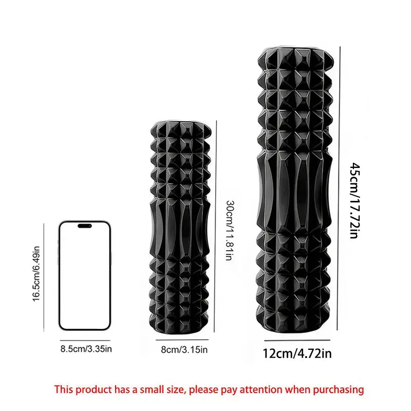 Yoga Roller, High Density Foam Yoga Roller, Muscle Recovery & Stretching Tool, Manual Massage Tool for Home Gym Workout, Home Training Equipment, Core Exercise Equipment, Home Fitness Equipment, Portable Workout Accessory, Sturdy Activity Equipment