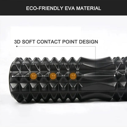 Yoga Roller, High Density Foam Yoga Roller, Muscle Recovery & Stretching Tool, Manual Massage Tool for Home Gym Workout, Home Training Equipment, Core Exercise Equipment, Home Fitness Equipment, Portable Workout Accessory, Sturdy Activity Equipment