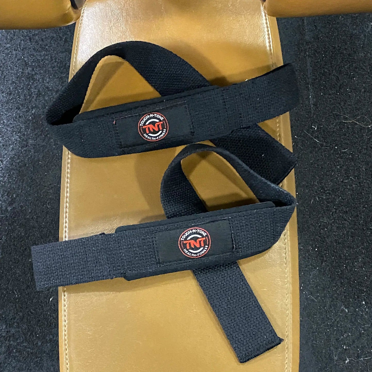 TOUGH-N-TONE Lifting Wrist Straps for Weightlifting, Bodybuilding, Powerlifting, Strength Training, & Deadlifts - Padded Neoprene, Perfect Length