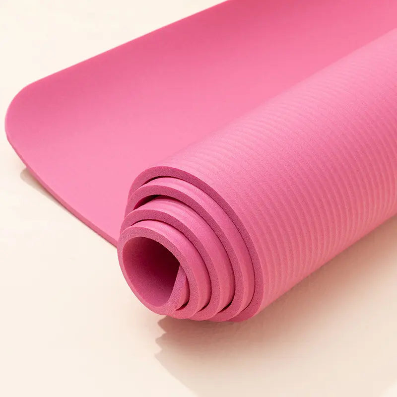 Ultra-Portable and Super Comfortable Yoga Mat Extra Thick High-Density with Shoulder Strap Tear-Resistant Non-Slip Rubber for Enhanced Grip Comfort Perfect for Fitness Training Everyday Exercise Yoga Box