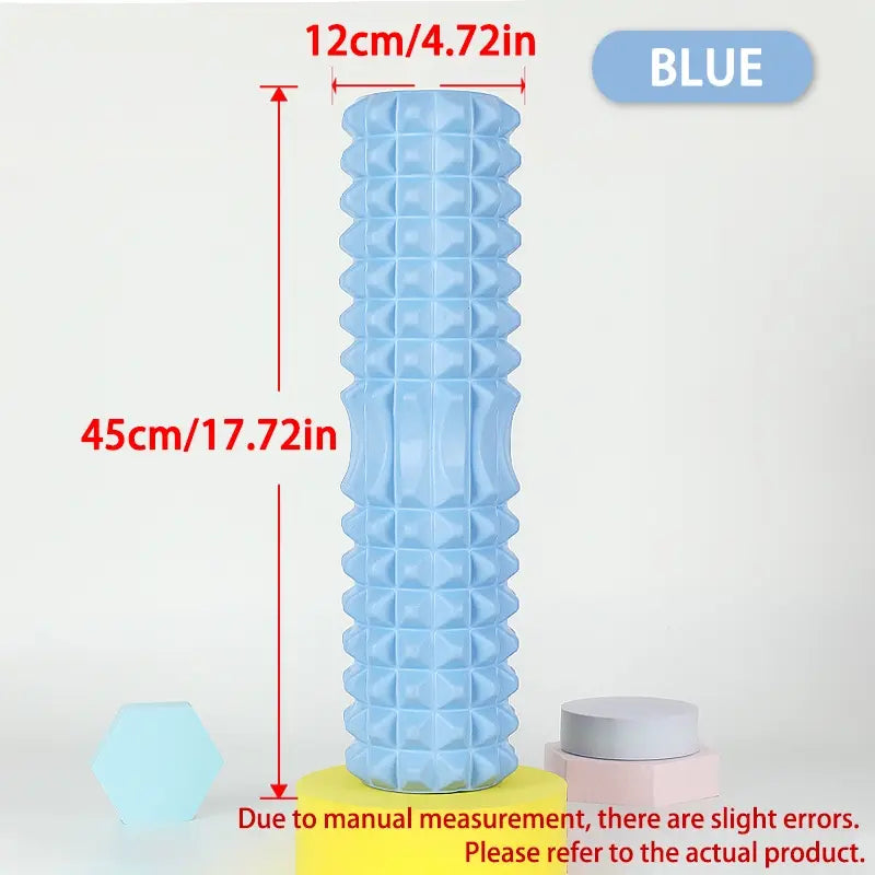 Yoga Roller, High Density Foam Yoga Roller, Muscle Recovery & Stretching Tool, Manual Massage Tool for Home Gym Workout, Home Training Equipment, Core Exercise Equipment, Home Fitness Equipment, Portable Workout Accessory, Sturdy Activity Equipment