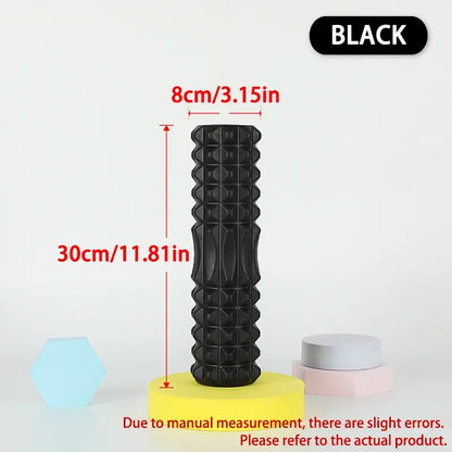 Yoga Roller, High Density Foam Yoga Roller, Muscle Recovery & Stretching Tool, Manual Massage Tool for Home Gym Workout, Home Training Equipment, Core Exercise Equipment, Home Fitness Equipment, Portable Workout Accessory, Sturdy Activity Equipment