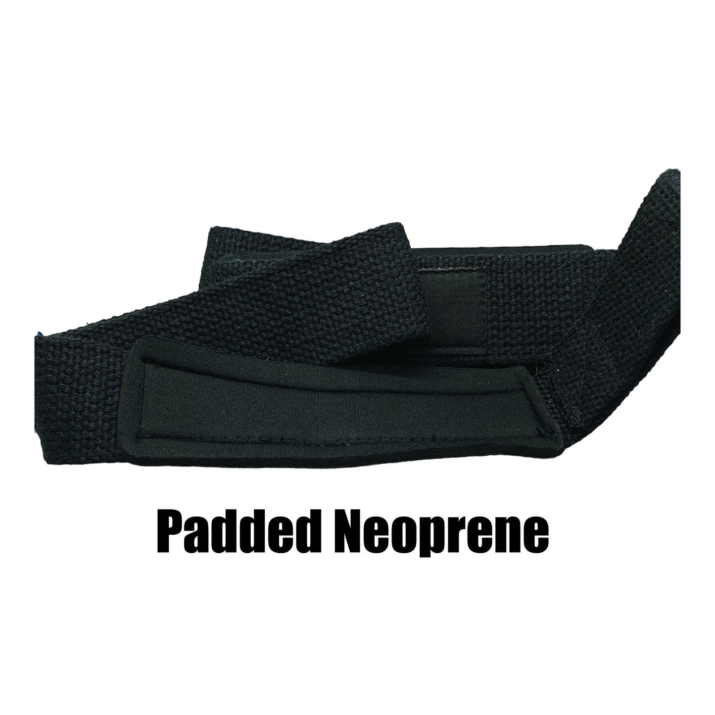 TOUGH-N-TONE Lifting Wrist Straps for Weightlifting, Bodybuilding, Powerlifting, Strength Training, & Deadlifts - Padded Neoprene, Perfect Length