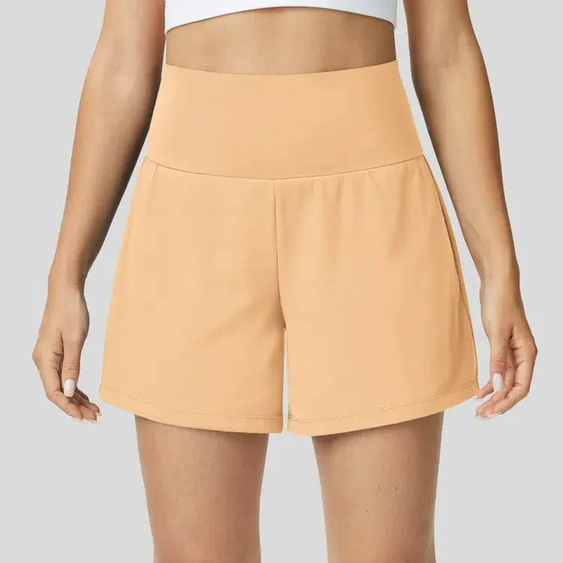 Halara Softlyzero Airy Super High Waisted 2-In-1 Cool Touch Yoga Shorts 5'' with Pockets-Longer Length#Tiktokshopspringglowup