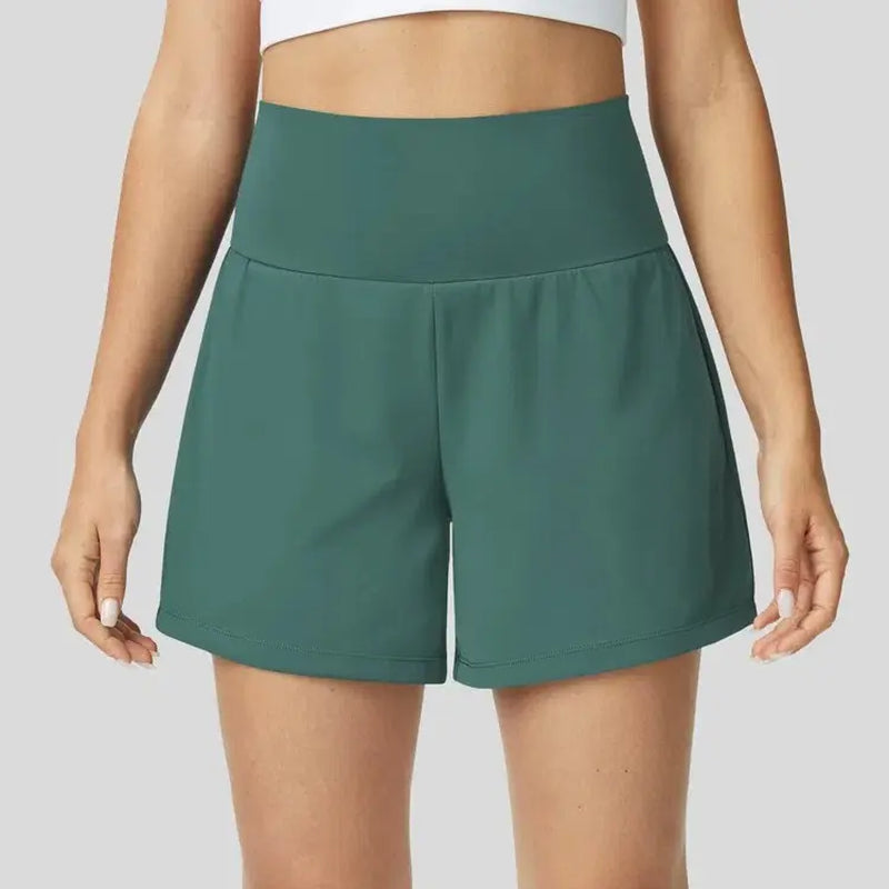 Halara Softlyzero Airy Super High Waisted 2-In-1 Cool Touch Yoga Shorts 5'' with Pockets-Longer Length#Tiktokshopspringglowup