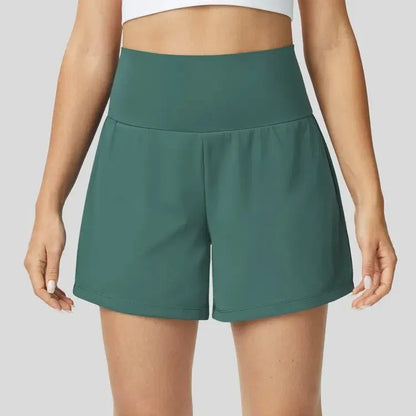 Halara Softlyzero Airy Super High Waisted 2-In-1 Cool Touch Yoga Shorts 5'' with Pockets-Longer Length#Tiktokshopspringglowup