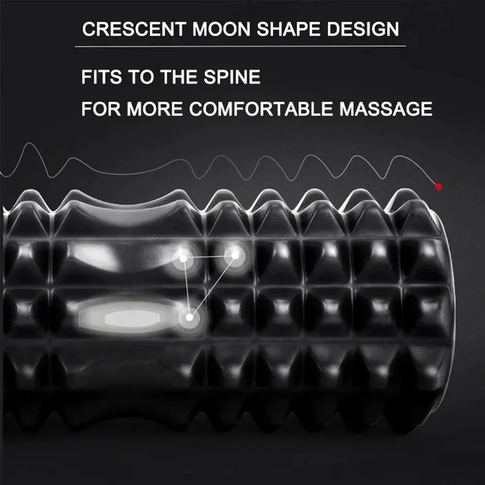 Yoga Roller, High Density Foam Yoga Roller, Muscle Recovery & Stretching Tool, Manual Massage Tool for Home Gym Workout, Home Training Equipment, Core Exercise Equipment, Home Fitness Equipment, Portable Workout Accessory, Sturdy Activity Equipment