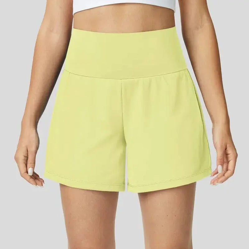 Halara Softlyzero Airy Super High Waisted 2-In-1 Cool Touch Yoga Shorts 5'' with Pockets-Longer Length#Tiktokshopspringglowup