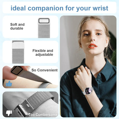 Smart Watch for Women, 1.106" AMOLED Small Screen Smartwatch Answer/Make Call for Android Ios Phones, IP68 Waterproof Fitness Activity Tracker with 100+ Sports, Heart Rate, Spo2,