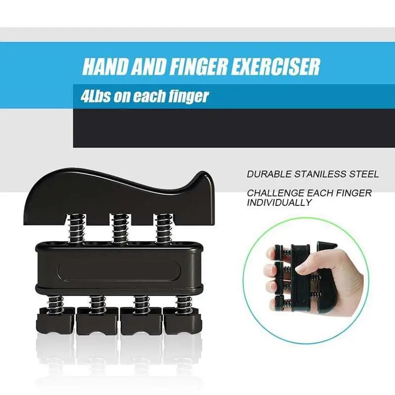5-In-1 Adjustable Grip Strength Set: with Forearm Trainer Finger Stretching Ring Stress Reducing Grip Ball, Portable Hand Strength Fitness Tool Men'S Sports Gift