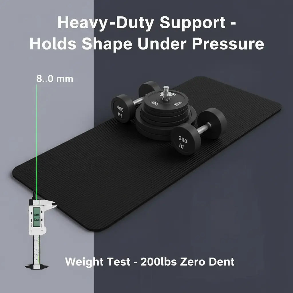 Ultra-Portable and Super Comfortable Yoga Mat Extra Thick High-Density with Shoulder Strap Tear-Resistant Non-Slip Rubber for Enhanced Grip Comfort Perfect for Fitness Training Everyday Exercise Yoga Box