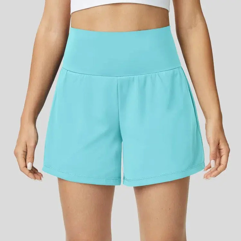 Halara Softlyzero Airy Super High Waisted 2-In-1 Cool Touch Yoga Shorts 5'' with Pockets-Longer Length#Tiktokshopspringglowup