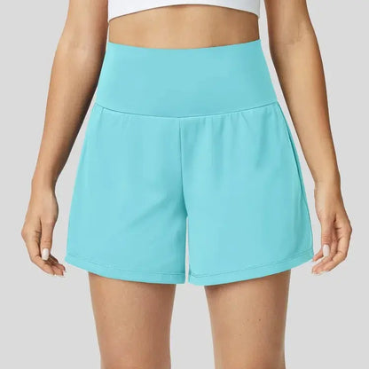 Halara Softlyzero Airy Super High Waisted 2-In-1 Cool Touch Yoga Shorts 5'' with Pockets-Longer Length#Tiktokshopspringglowup