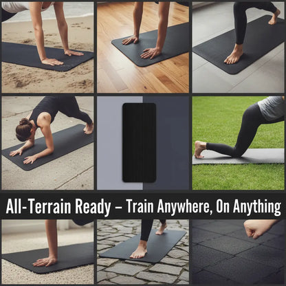 Ultra-Portable and Super Comfortable Yoga Mat Extra Thick High-Density with Shoulder Strap Tear-Resistant Non-Slip Rubber for Enhanced Grip Comfort Perfect for Fitness Training Everyday Exercise Yoga Box