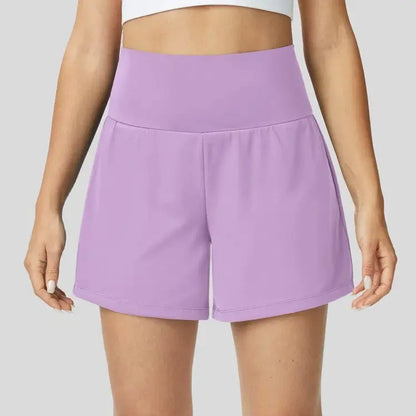 Halara Softlyzero Airy Super High Waisted 2-In-1 Cool Touch Yoga Shorts 5'' with Pockets-Longer Length#Tiktokshopspringglowup